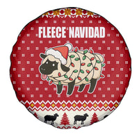 Sheep Merry Christmas Spare Tire Cover Xmas Holiday Patterns - Wonder Print Shop