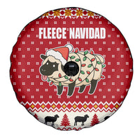 Sheep Merry Christmas Spare Tire Cover Xmas Holiday Patterns - Wonder Print Shop