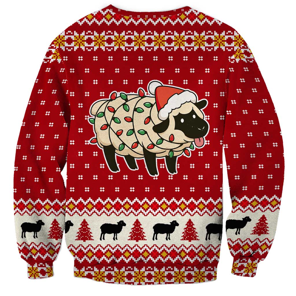 Sheep Merry Christmas Sweatshirt Xmas Holiday Patterns - Wonder Print Shop