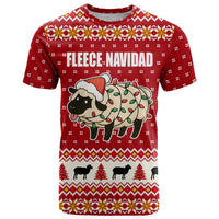 Sheep Merry Christmas T Shirt Xmas Holiday Patterns - Wonder Print Shop