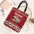 Sheep Merry Christmas Tote Bag Xmas Holiday Patterns - Wonder Print Shop