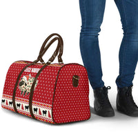 Sheep Merry Christmas Travel Bag Xmas Holiday Patterns - Wonder Print Shop