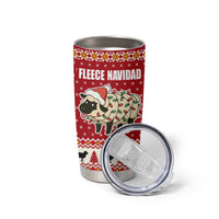 Sheep Merry Christmas Tumbler Cup Xmas Holiday Patterns - Wonder Print Shop