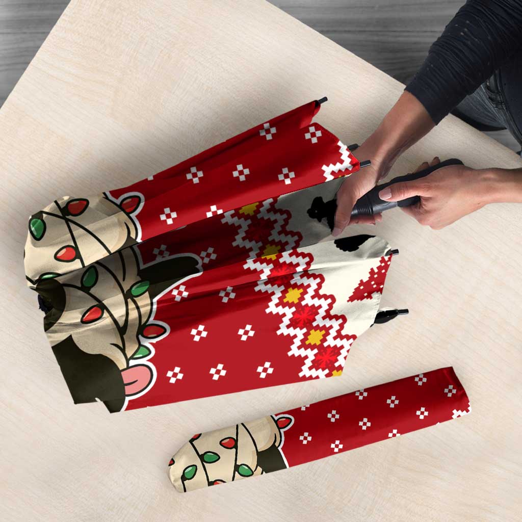 Sheep Merry Christmas Umbrella Xmas Holiday Patterns - Wonder Print Shop