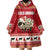 Sheep Merry Christmas Wearable Blanket Hoodie Xmas Holiday Patterns - Wonder Print Shop