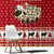 Sheep Merry Christmas Window Curtain Xmas Holiday Patterns - Wonder Print Shop