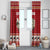 Sheep Merry Christmas Window Curtain Xmas Holiday Patterns - Wonder Print Shop