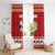 Sheep Merry Christmas Window Curtain Xmas Holiday Patterns - Wonder Print Shop