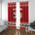 Sheep Merry Christmas Window Curtain Xmas Holiday Patterns - Wonder Print Shop