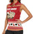 Sheep Merry Christmas Women Sleeveless Polo Shirt Xmas Holiday Patterns - Wonder Print Shop