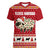 Sheep Merry Christmas Women V-Neck T-Shirt Xmas Holiday Patterns - Wonder Print Shop