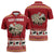Sheep Merry Christmas Zipper Polo Shirt Xmas Holiday Patterns - Wonder Print Shop