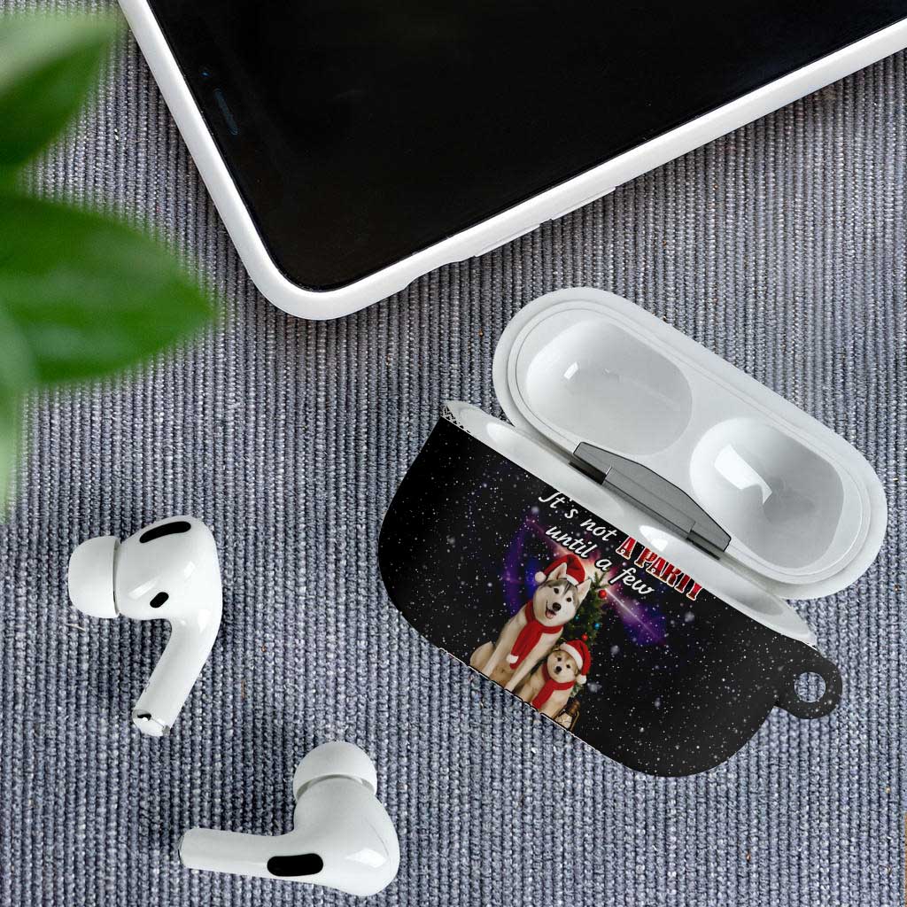 Siberian Husky Show Up Xmas Christmas AirPods Case Xmas Holiday Patterns - Wonder Print Shop