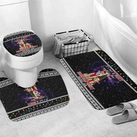 Siberian Husky Show Up Xmas Christmas Bathroom Set Xmas Holiday Patterns - Wonder Print Shop