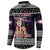 Siberian Husky Show Up Xmas Christmas Button Sweatshirt Xmas Holiday Patterns - Wonder Print Shop
