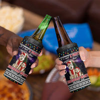 Siberian Husky Show Up Xmas Christmas 4 in 1 Can Cooler Tumbler Xmas Holiday Patterns - Wonder Print Shop