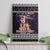 Siberian Husky Show Up Xmas Christmas Canvas Wall Art Xmas Holiday Patterns - Wonder Print Shop