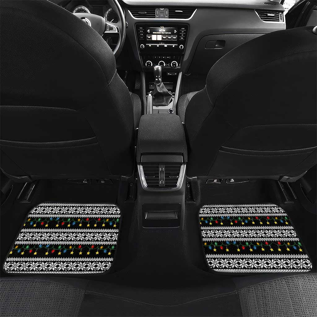 Siberian Husky Show Up Xmas Christmas Car Mats Xmas Holiday Patterns - Wonder Print Shop