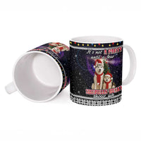 Siberian Husky Show Up Xmas Christmas Ceramic Mug Xmas Holiday Patterns - Wonder Print Shop