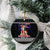 Siberian Husky Show Up Xmas Christmas Ceramic Ornament Xmas Holiday Patterns - Wonder Print Shop