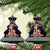 Siberian Husky Show Up Xmas Christmas Ceramic Ornament Xmas Holiday Patterns - Wonder Print Shop