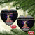 Siberian Husky Show Up Xmas Christmas Ceramic Ornament Xmas Holiday Patterns - Wonder Print Shop