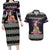 Siberian Husky Show Up Xmas Christmas Couples Matching Long Sleeve Bodycon Dress and Hawaiian Shirt Xmas Holiday Patterns - Wonder Print Shop