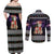 Siberian Husky Show Up Xmas Christmas Couples Matching Off Shoulder Maxi Dress and Long Sleeve Button Shirt Xmas Holiday Patterns - Wonder Print Shop