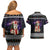 Siberian Husky Show Up Xmas Christmas Couples Matching Off Shoulder Short Dress and Hawaiian Shirt Xmas Holiday Patterns - Wonder Print Shop