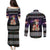 Siberian Husky Show Up Xmas Christmas Couples Matching Puletasi and Long Sleeve Button Shirt Xmas Holiday Patterns - Wonder Print Shop
