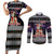Siberian Husky Show Up Xmas Christmas Couples Matching Short Sleeve Bodycon Dress and Long Sleeve Button Shirt Xmas Holiday Patterns - Wonder Print Shop
