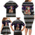 Siberian Husky Show Up Xmas Christmas Family Matching Long Sleeve Bodycon Dress and Hawaiian Shirt Xmas Holiday Patterns - Wonder Print Shop