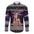 Siberian Husky Show Up Xmas Christmas Family Matching Long Sleeve Bodycon Dress and Hawaiian Shirt Xmas Holiday Patterns - Wonder Print Shop