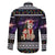Siberian Husky Show Up Xmas Christmas Family Matching Long Sleeve Bodycon Dress and Hawaiian Shirt Xmas Holiday Patterns - Wonder Print Shop