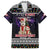Siberian Husky Show Up Xmas Christmas Family Matching Off The Shoulder Long Sleeve Dress and Hawaiian Shirt Xmas Holiday Patterns - Wonder Print Shop