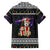 Siberian Husky Show Up Xmas Christmas Family Matching Off The Shoulder Long Sleeve Dress and Hawaiian Shirt Xmas Holiday Patterns - Wonder Print Shop
