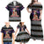Siberian Husky Show Up Xmas Christmas Family Matching Off Shoulder Maxi Dress and Hawaiian Shirt Xmas Holiday Patterns - Wonder Print Shop