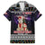 Siberian Husky Show Up Xmas Christmas Family Matching Short Sleeve Bodycon Dress and Hawaiian Shirt Xmas Holiday Patterns - Wonder Print Shop