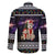 Siberian Husky Show Up Xmas Christmas Family Matching Short Sleeve Bodycon Dress and Hawaiian Shirt Xmas Holiday Patterns - Wonder Print Shop