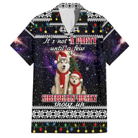Siberian Husky Show Up Xmas Christmas Hawaiian Shirt Xmas Holiday Patterns - Wonder Print Shop