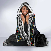 Siberian Husky Show Up Xmas Christmas Hooded Blanket Xmas Holiday Patterns - Wonder Print Shop