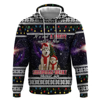 Siberian Husky Show Up Xmas Christmas Hoodie Xmas Holiday Patterns - Wonder Print Shop