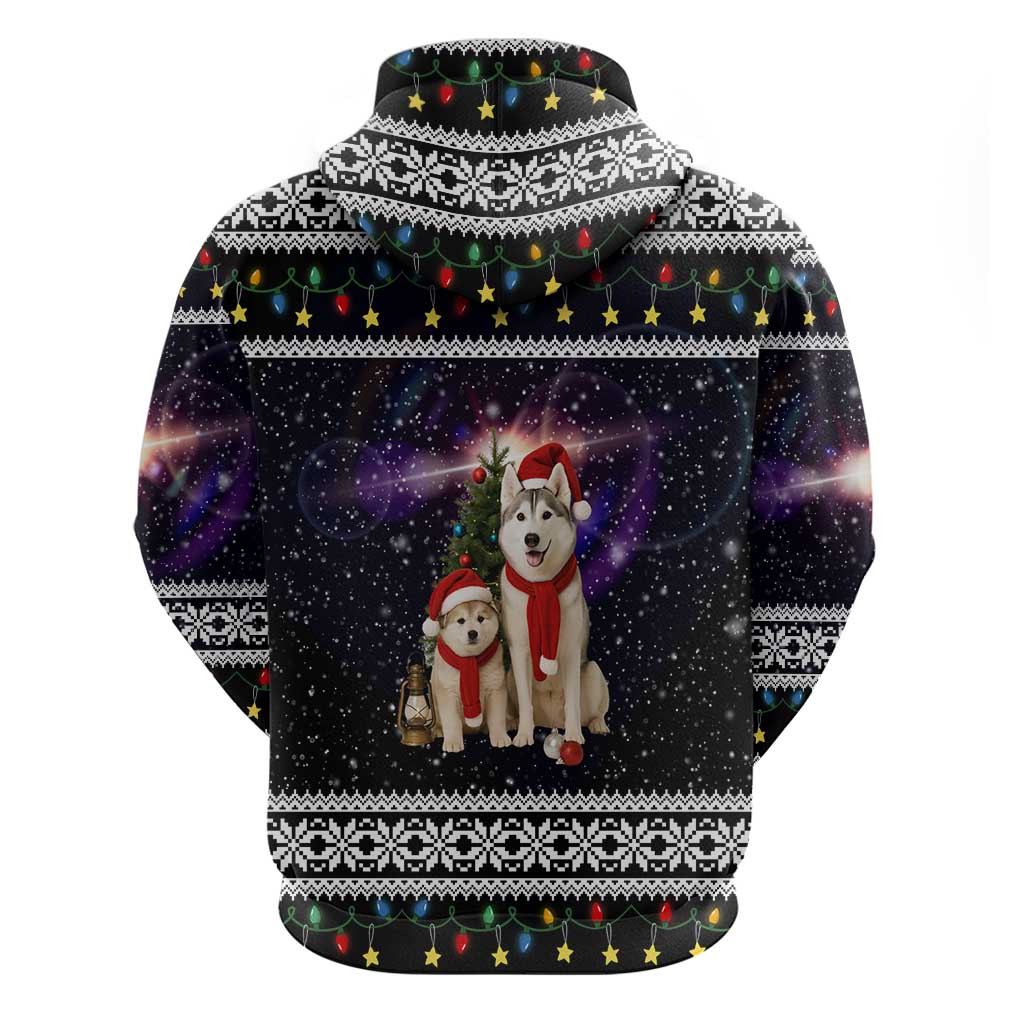 Siberian Husky Show Up Xmas Christmas Hoodie Xmas Holiday Patterns - Wonder Print Shop