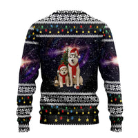 Siberian Husky Show Up Xmas Christmas Ugly Christmas Sweater Xmas Holiday Patterns - Wonder Print Shop