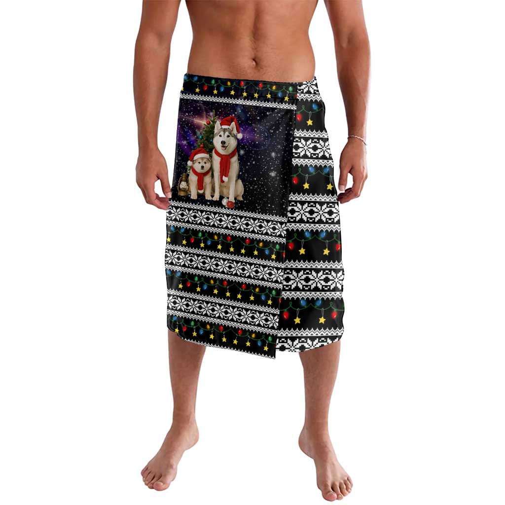 Siberian Husky Show Up Xmas Christmas Lavalava Xmas Holiday Patterns - Wonder Print Shop
