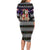 Siberian Husky Show Up Xmas Christmas Long Sleeve Bodycon Dress Xmas Holiday Patterns - Wonder Print Shop