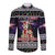 Siberian Husky Show Up Xmas Christmas Long Sleeve Button Shirt Xmas Holiday Patterns - Wonder Print Shop