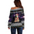 Siberian Husky Show Up Xmas Christmas Off Shoulder Sweater Xmas Holiday Patterns - Wonder Print Shop