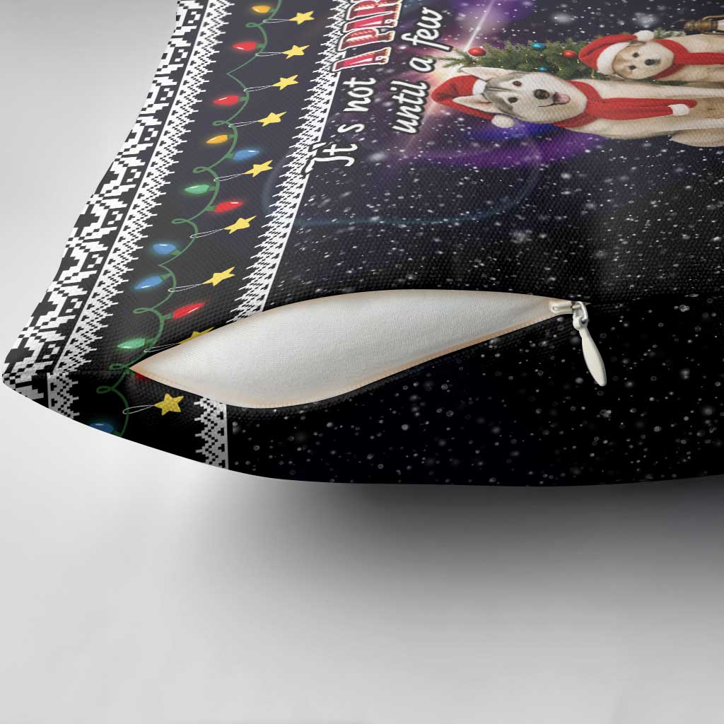 Siberian Husky Show Up Xmas Christmas Pillow Cover Xmas Holiday Patterns - Wonder Print Shop
