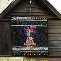Siberian Husky Show Up Xmas Christmas Quilt Xmas Holiday Patterns - Wonder Print Shop